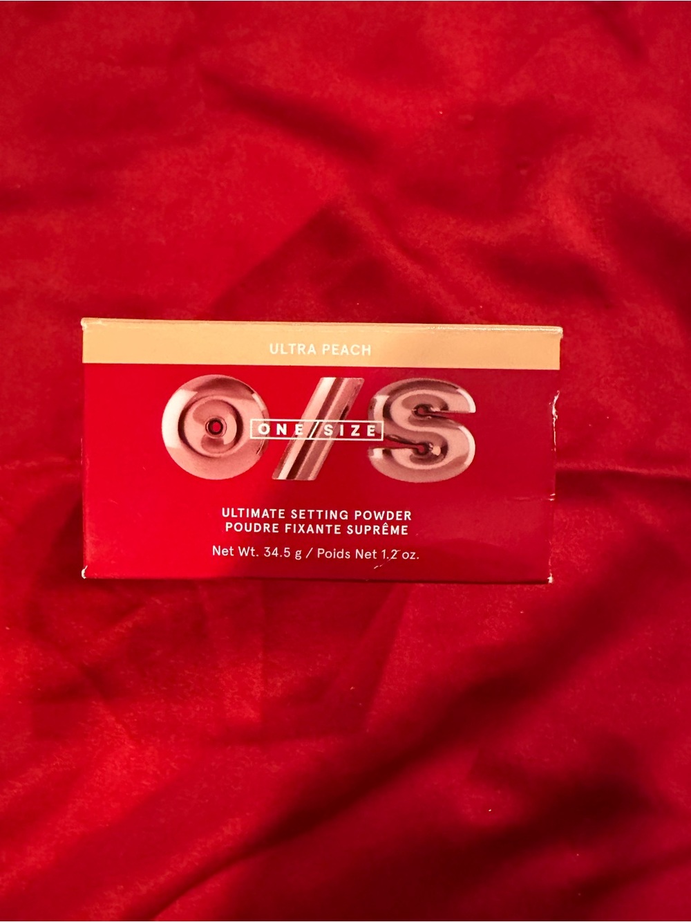 Unknown Product Box on Red Background